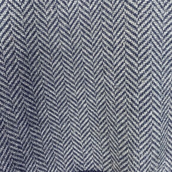 Peter Millar Crown Mens Large Sweater V-Neck Merino Wool Herringbone Raglan - Picture 2 of 11